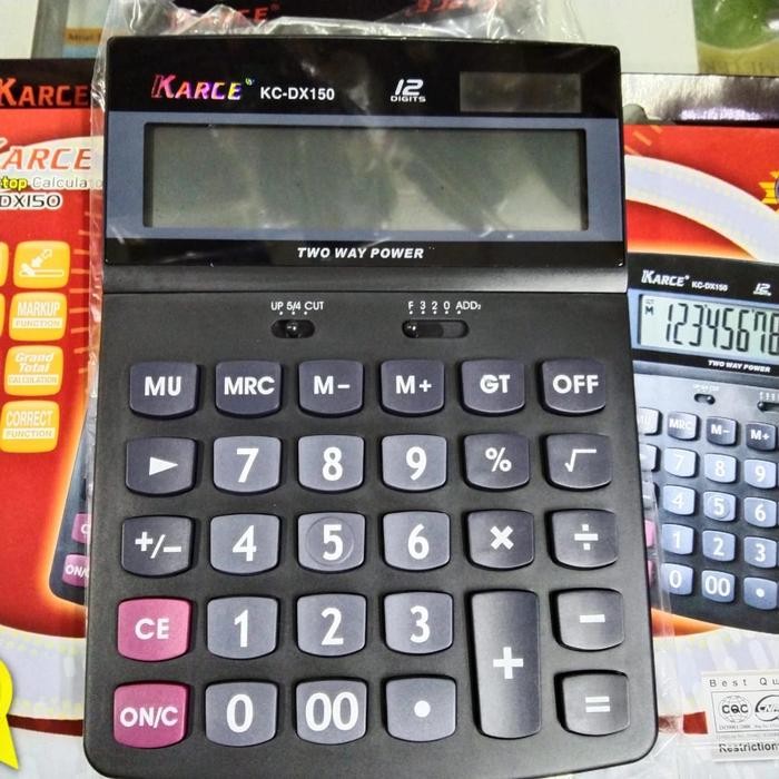 

KARCE DESKTOP CALCULATOR KC DX 150 MARKUP FUNCTION ORIGINAL RESMI