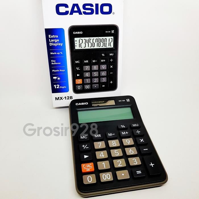 

CALCULATOR / KALKULATOR MEJA DESKTOP CASIO MX-12B DIJAMIN ORIGINAL