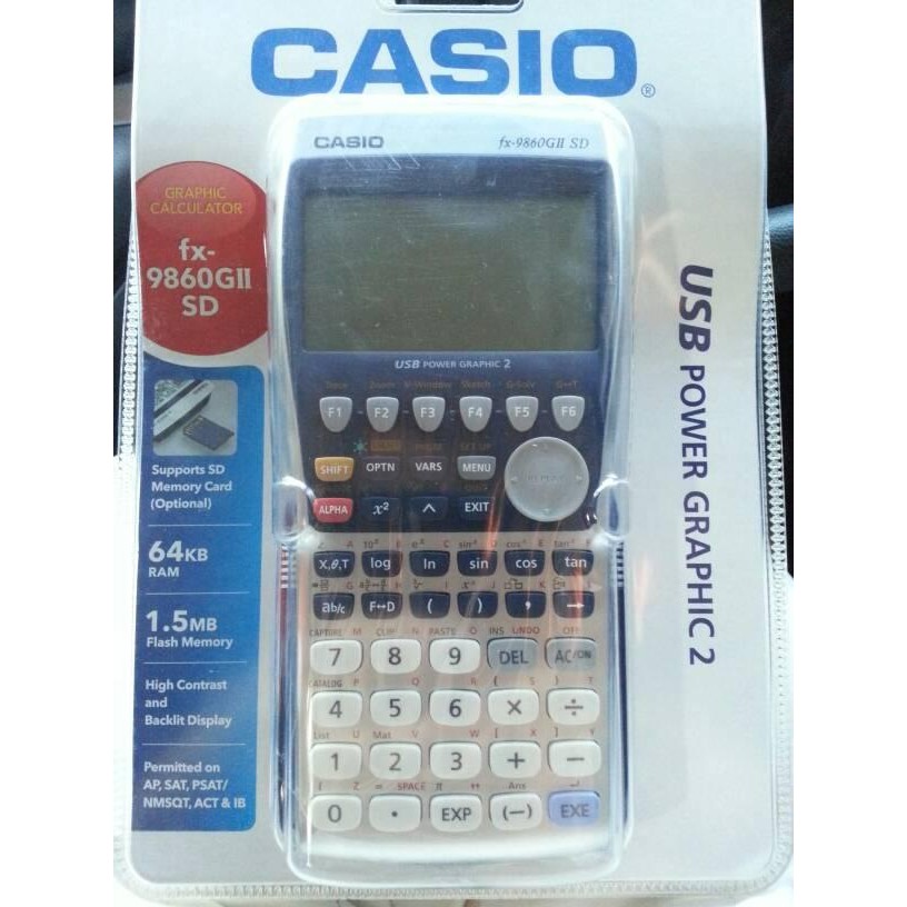 CASIO FX - 9860 GII SD GRAPHIC CALCULTOR FX 9860 GII SD