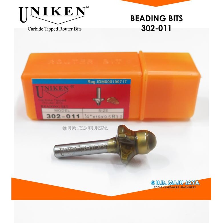 UNIKEN Router Bit 302-011 ( Mata Router Beading Bit 3mm )