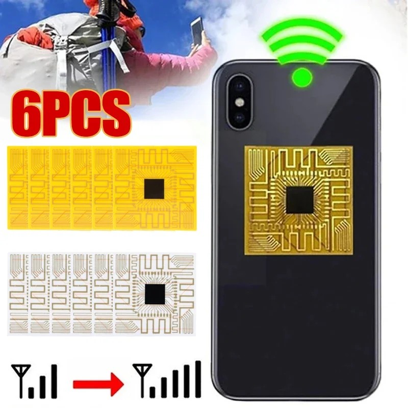 Transparent Signal Booster Stickers Mobile Phone Antenna Stickers For iPhone Samsung 5G 4G Universal