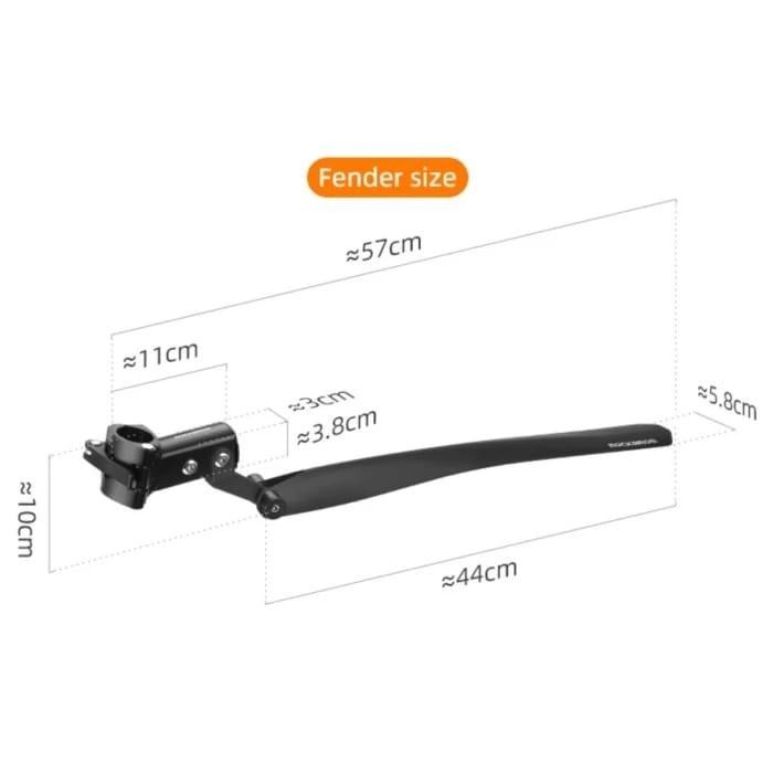 SPAKBOR SEPEDA ROCKBROS SEATPOST CLAMP FENDER BIKE QUICK RELEASE MUDGUARD ADJUSTABLE ROADBIKE MTB