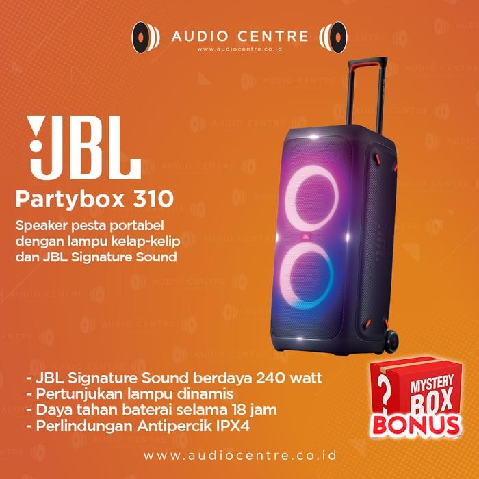 Bagus Jbl Partybox 310 Portable Speaker Original New Sale