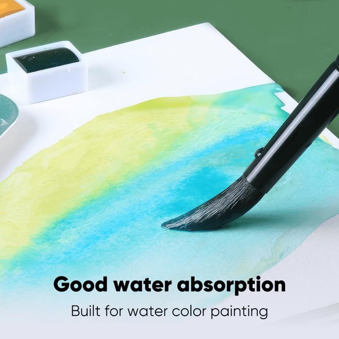 

Giorgione 10Pcs Kuas Lukis Watercolor Mix Brush Set Painting Nylon