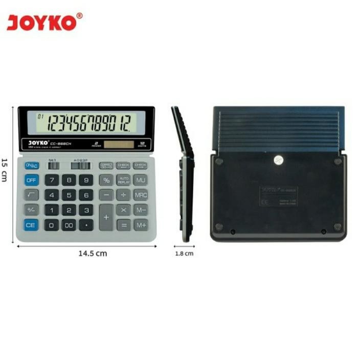 

Kalkulator Calculator Joyko Cc-800 / Cc-868 12 Digits