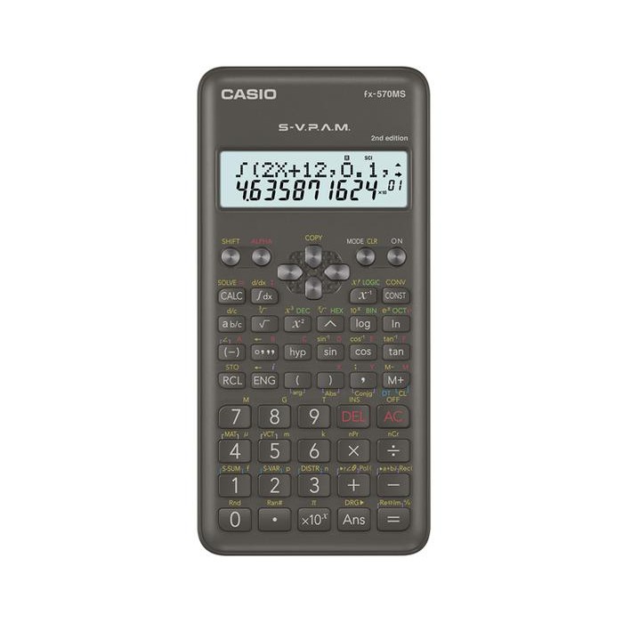 

Casio Kalkulator Fx-570Ms Scientific Calculator Kuliah Sekolah Fx 570