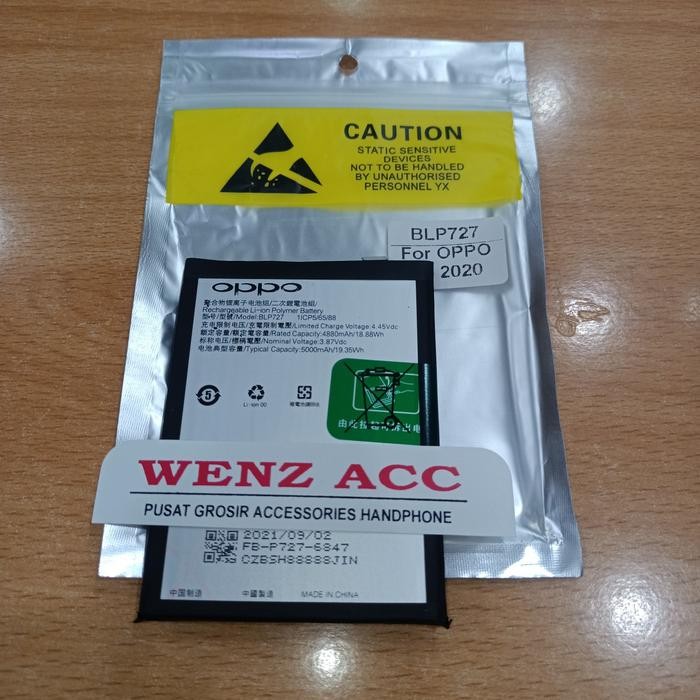 Baterai Batre Battery Oppo A9 2020 BLP 727 BLP727 BLP-727 Original