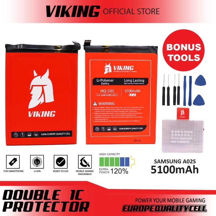 VIKING Baterai Samsung A02s / A025 / M02s HQ-50S Double Power
