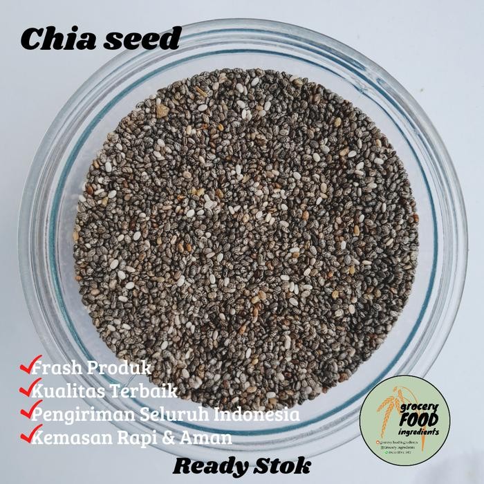 

3YC3 Organic Black Chia Seed 500 Gram / Chia Seed Organic Black