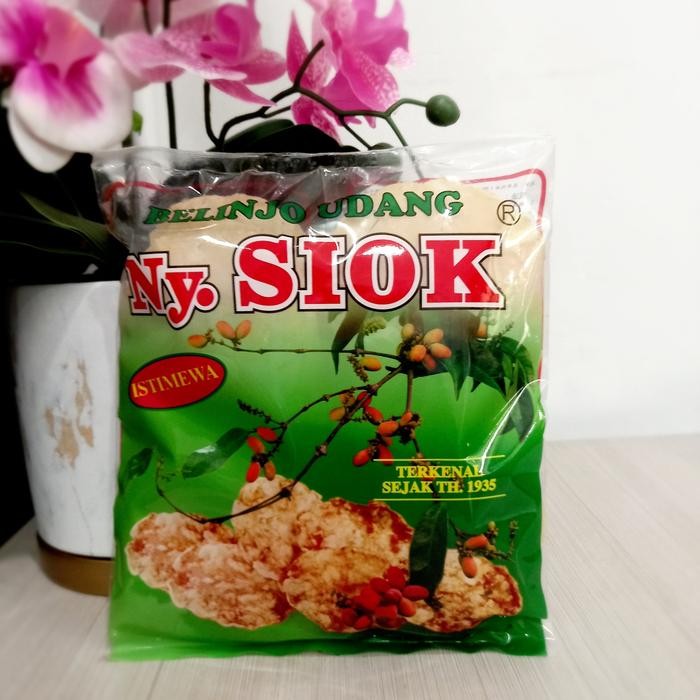 

3YC3 Kerupuk/Krupuk Blinjo Belinjo Udang Ny Siok 200Gr Pins Snack Melinjo Makanan