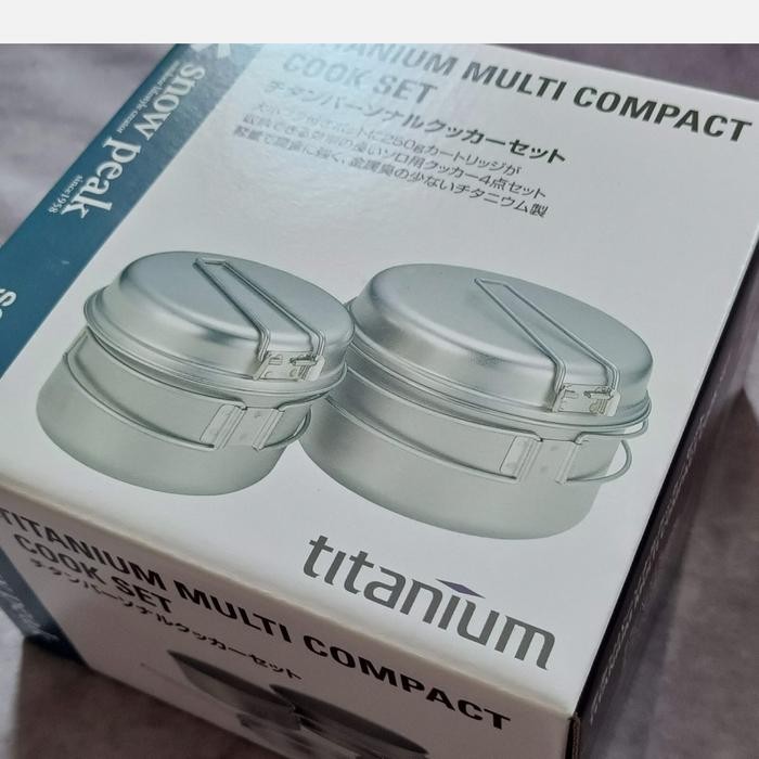 Terbaru Snow Peak Titanium Multi Compact Cook Set Ultralight