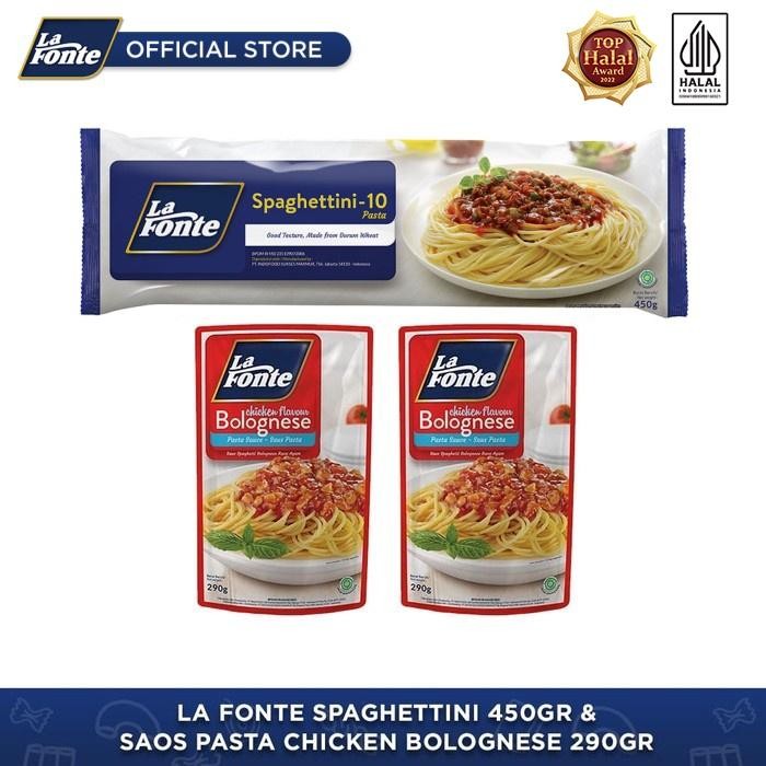 

H48Y La Fonte - Paket Keluarga Spaghettini Chicken Bolognese