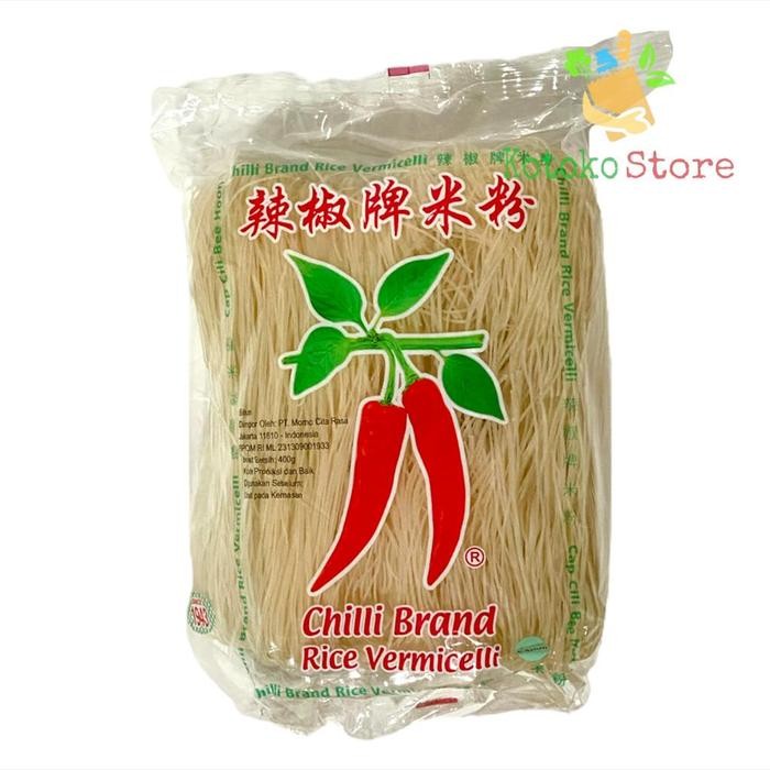 

H48Y Chilli Brand Rice Vermicelli/ Bihun Cap Cabe 400Gr