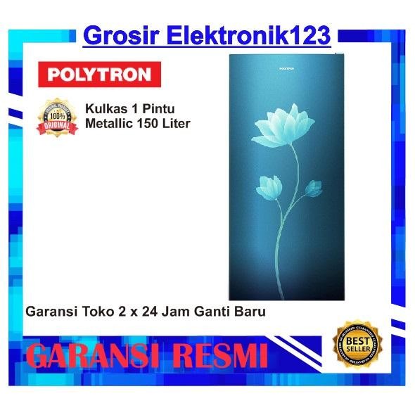 Kulkas Polytron Kulkas 1 Pintu Metallic 180 Liter Prb 189B Bandung