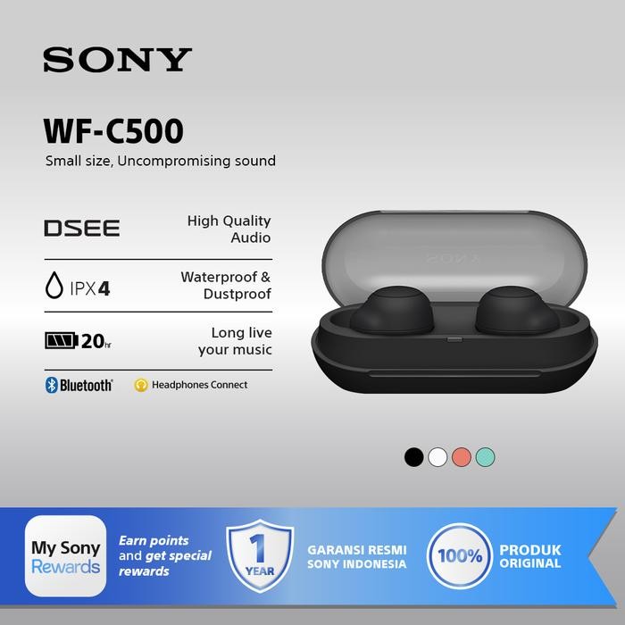 Sony Wf-C500 Truly Wireless Headphones / Wfc500 / Wf C500