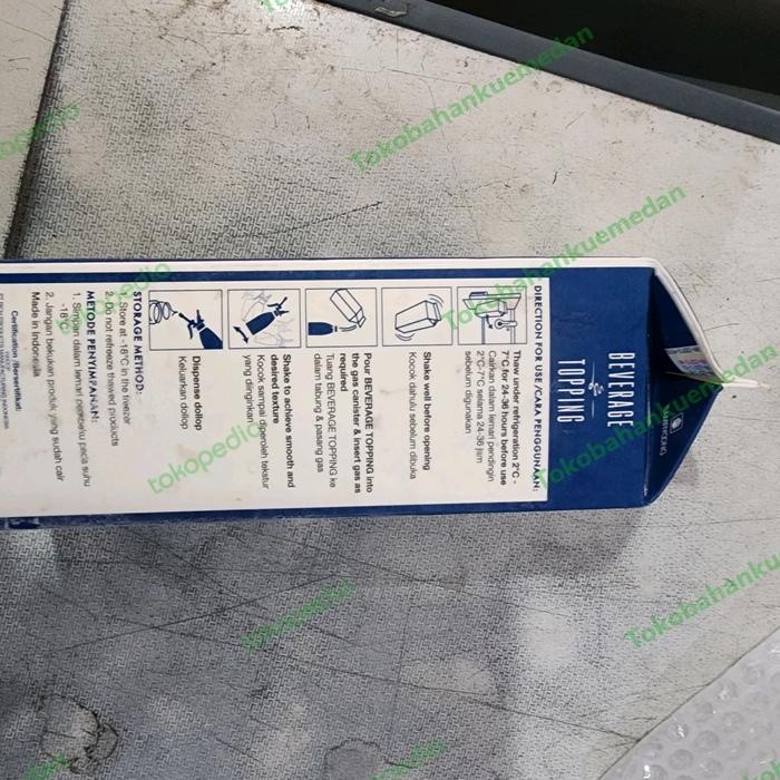 

Rich's icehot beverage topping non dairy (nomor kontrol veteriner)907g