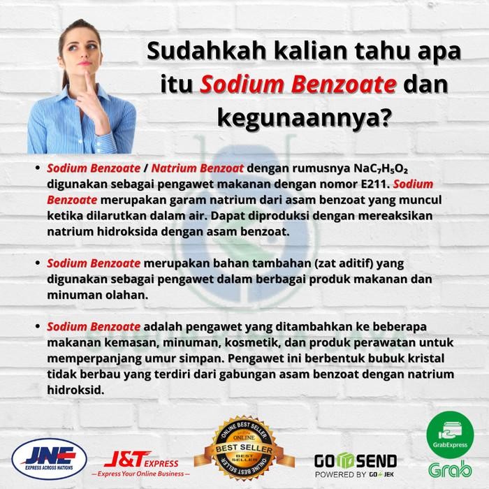 

Sodium Benzoate pure Purox S grains ex Holland 500 GRAM - Pengawet Makanan dan Minuman
