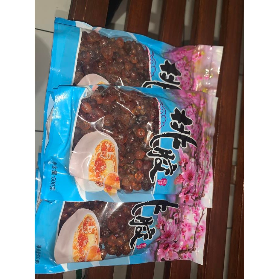 

500gram Peach Gum A+ Besar Bulat