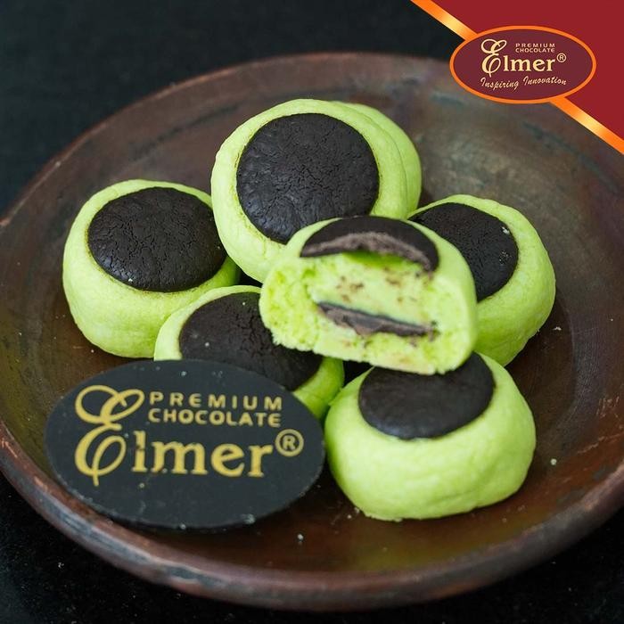

ELMER CHOCO BUTTON DECORA 250 GR Chocolate Button Dekorasi Cokelat untuk Kue Kering Berbentuk
