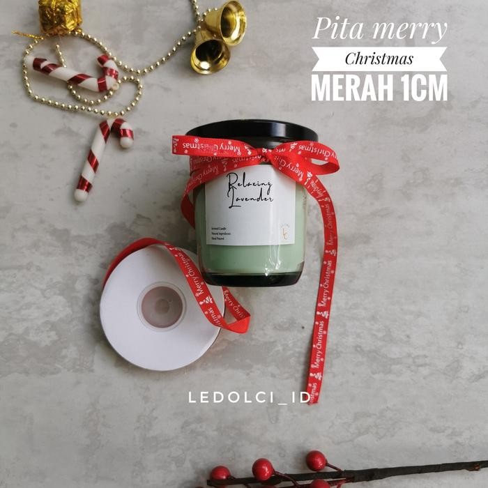 

(ROLL)PITA NATAL CHRISTMAS RIBBON LEBAR 1 CM (1 ROLL=25 YARD)