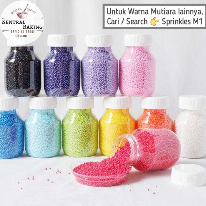 

Sprinkle Kue Mutiara Trimit Merah 2 (M1)/ Springkel Springkle Hias Kue