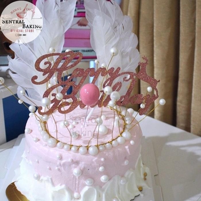 

Sprinkle Kue Mutiara Putih 6-12mm 100gr (P1) / Springkel Springkle Kue