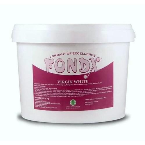 

Fondx Fondant Icing Virgin White 5 Kg - Pail / Kaleng