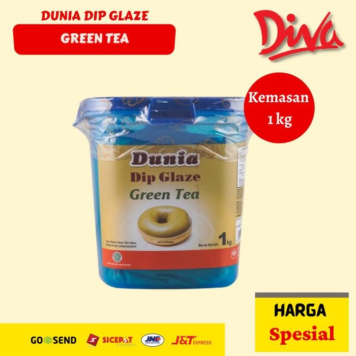 

[1kg] Dunia Dip Glaze Greentea / Glaze Donat Greentea