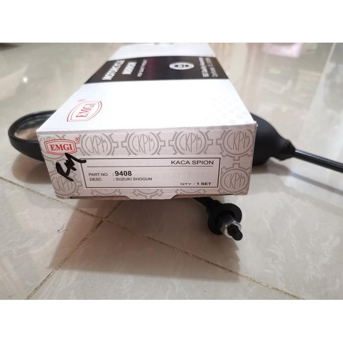 Daytona - Emgi Kaca Spion Shogun Lama Drat 12 Kaca Asli Cembung 100% Pnp All Suzuki Spin Satria Fu