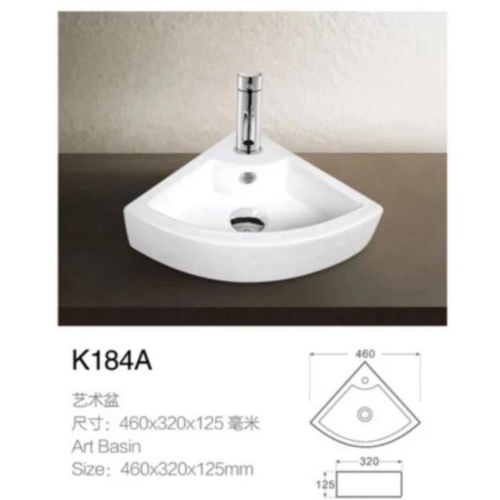 BODY WASTAFEL SUDUT DINDING MODEL TOTO WASHTAFEL PERSEGI SUDUT