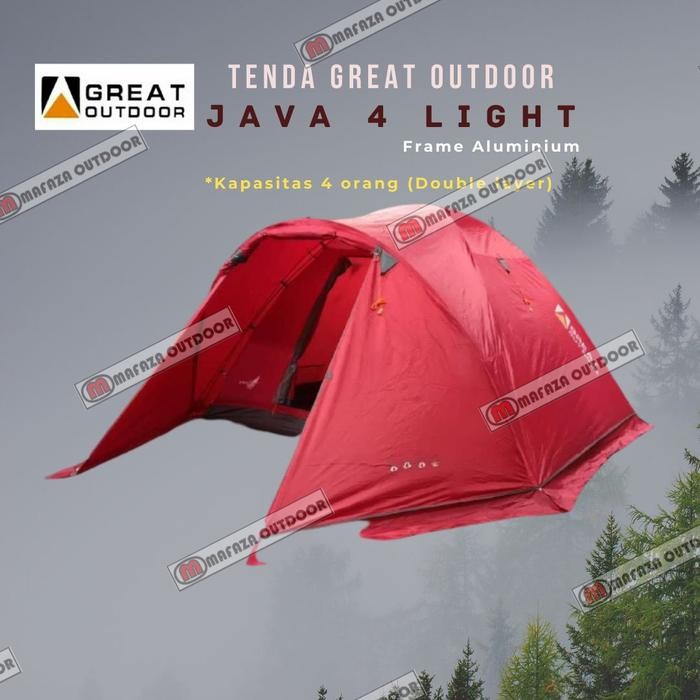 TENDA GREAT OUTDOOR JAVA 4 LIGHT / TENDA GO / TENDA MURAH