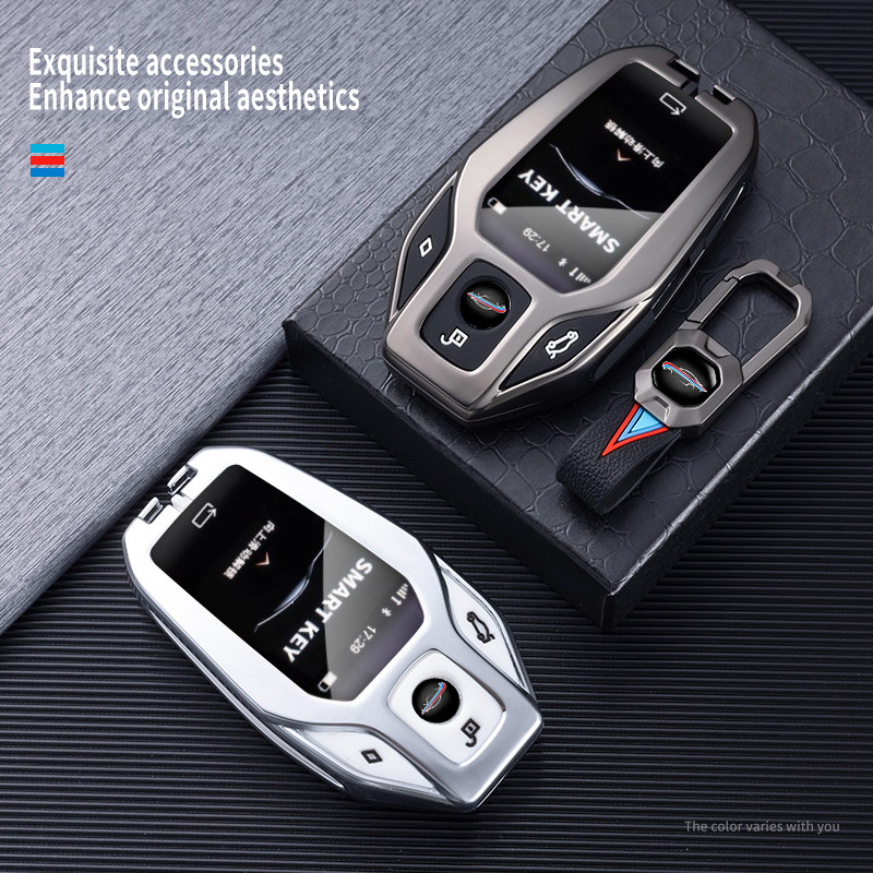 Alloy Car Key Case Full Cover Key Bag For Bmw 1 3 5 7 Series X1 X3 X5