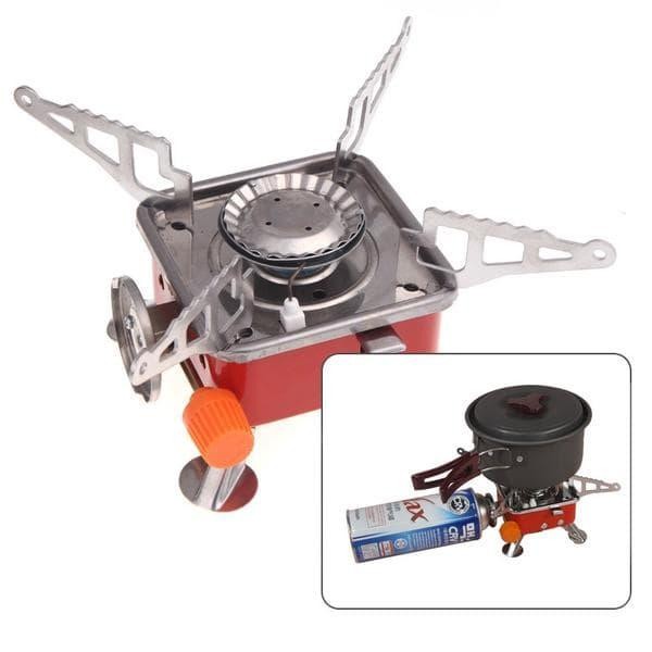 Consina Avtech - Kompor Camping Portable Mini Bentuk Kotak Camping Stove Gas Gunung Kecil