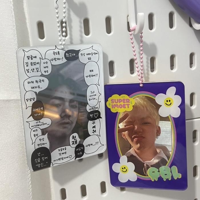 

ASLI Acrylic Photocard er Double Side (2side) READY STOCK