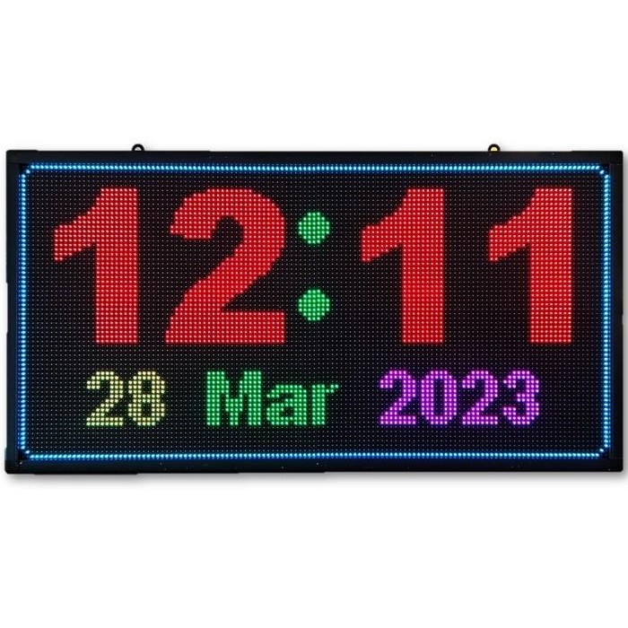 

TERLARIS Jam Kalender Dinding Digital Besar Untuk Pabrik Sekolah Perkantoran READY STOCK