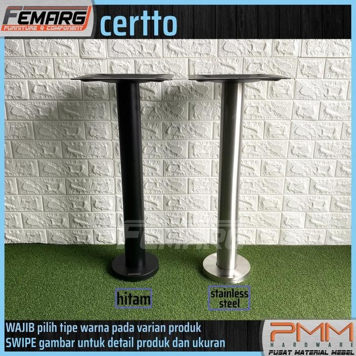 Kaki Meja Femarg Certto Kaki Tanam Fix Cafe Restoran Foodcourt Besi