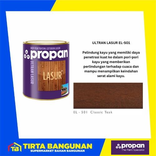 Propan Paintstore - Propan Exterior Ultran Lasur El-501/ Cat Pelindung Kayu