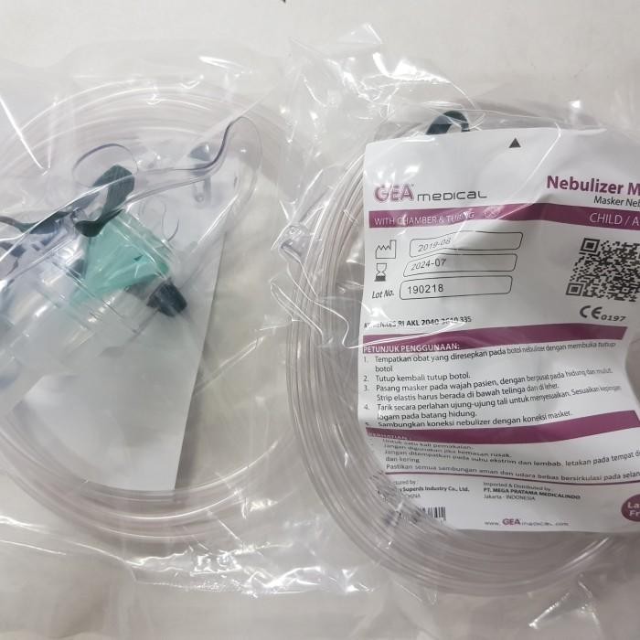 JTTOP" GEA - NEBULIZER KIT ANAK / NEBULIZER MASK ANAK / MASKER NEBULIZER
