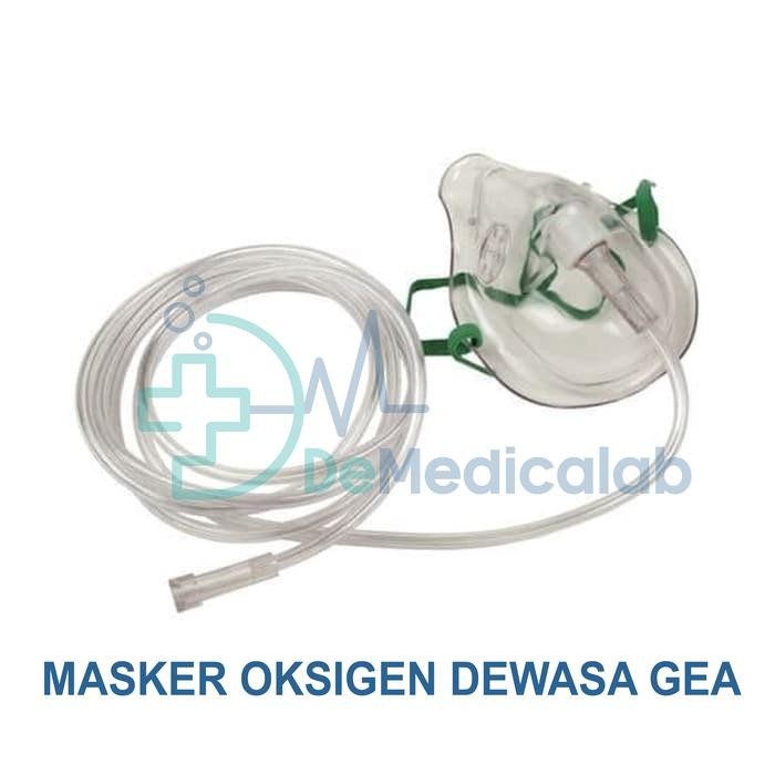 JTTOP" MASKER OKSIGEN DEWASA GEA / OXYGEN MASK / MASK OXYGEN ADULT