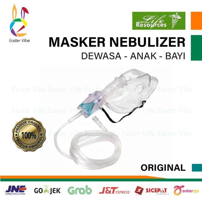 JTTOP" LIFE RESOURCES MASKER NEBULIZER DEWASA ANAK DAN BAYI