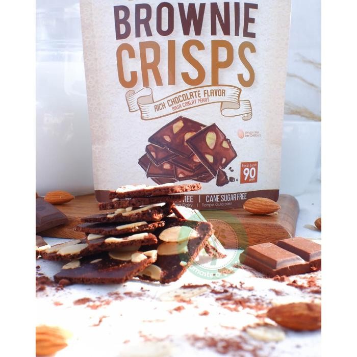 

DARK CHOCO BROWNIE CRISPS 90GR