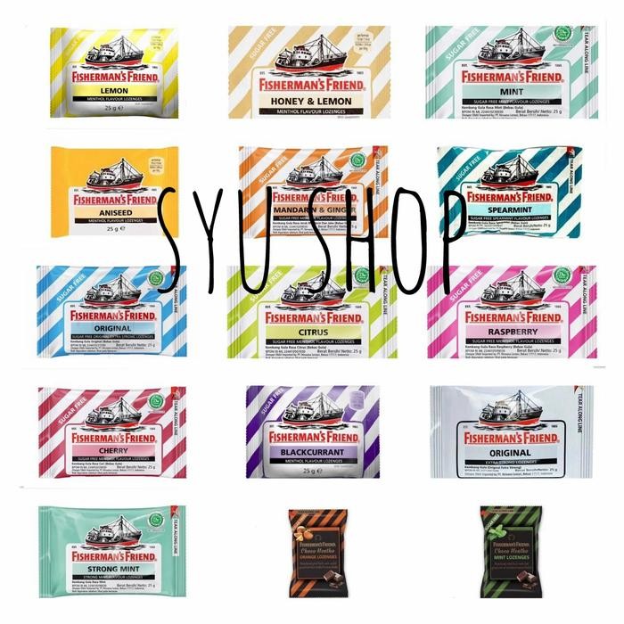 

FISHERMAN FISHERMANS FRIENDS FRIEND 25 GRAM ALL VARIANT