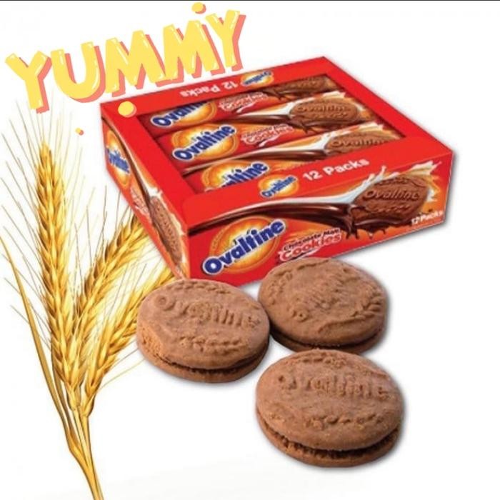 

BISKUIT OVALTINE COOKIES CHOCO MALT BOX ISI 12 SACHET