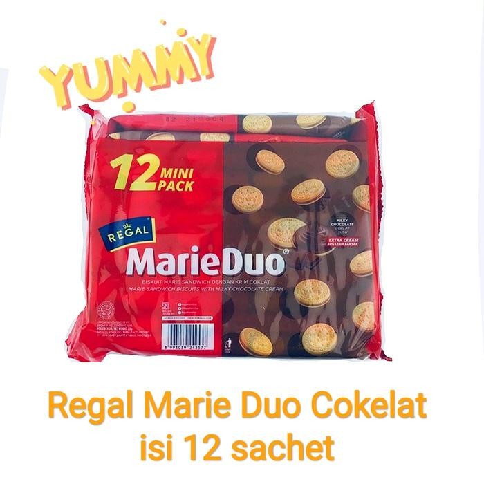 

REGAL MARIE DUO COKELAT PACK ISI 12 SACHET