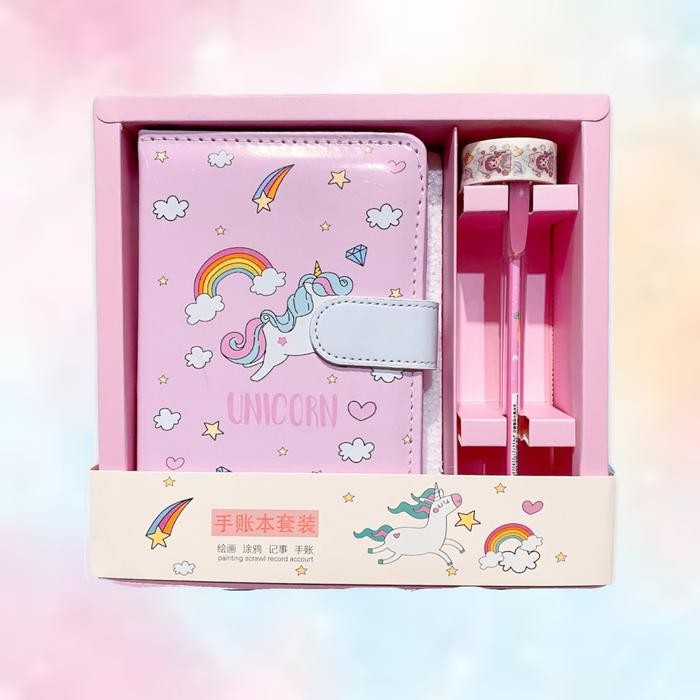 

Buku notes (planner) unicorn super premium set