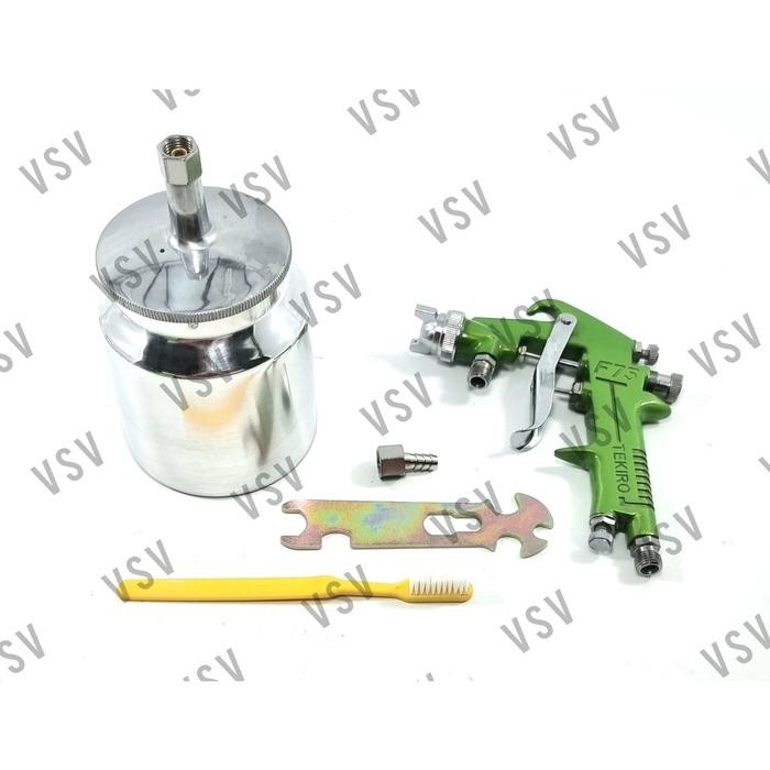 Bagus Tekiro Spray Gun F75 S Semprotan Cat Spet Cat Tabung Bawah Alat Semprot Cat