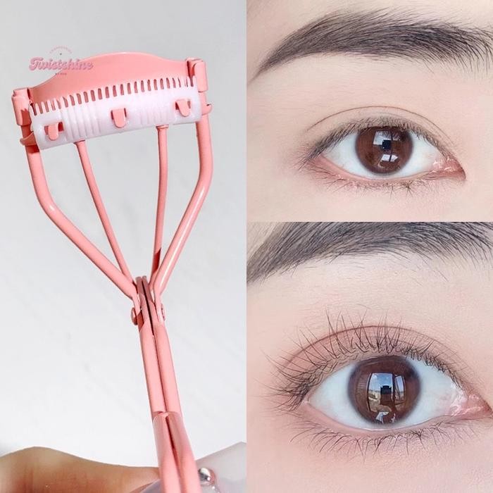 A66-PENJEPIT BULUMATA - Eyelashes Curler with Built In Comb Separated Eyelashes Curler Crimp-free