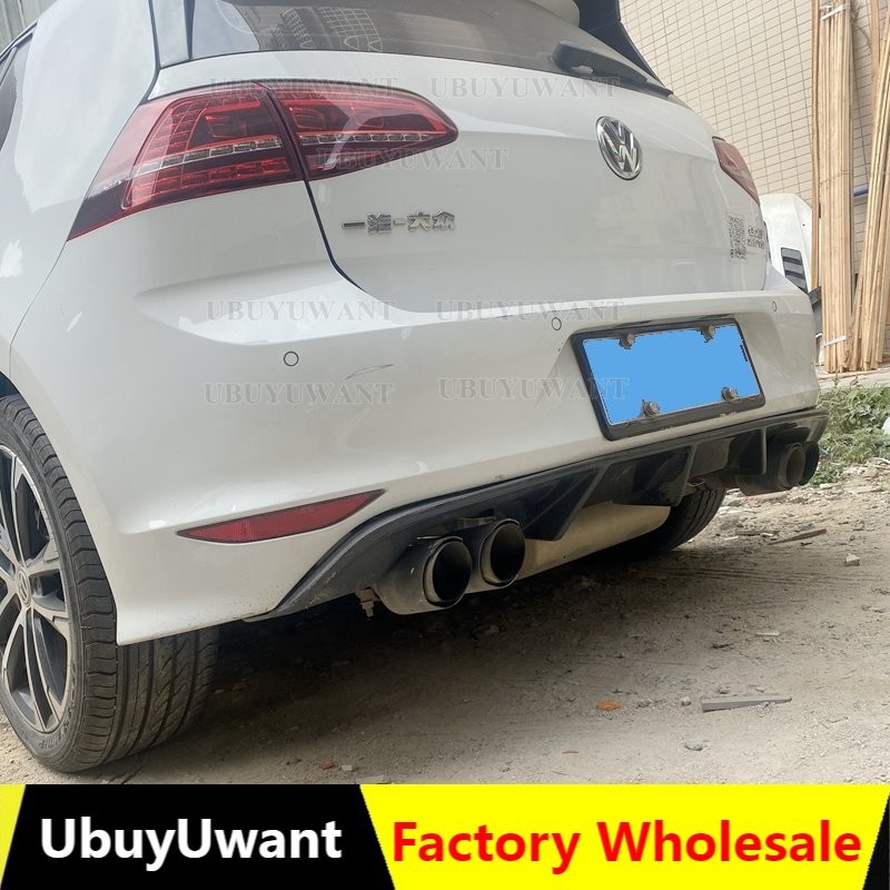 For Volkswagen Golf 7.5 GTI MK7.5 GTI Car Rear Bumper Diffuser Rear