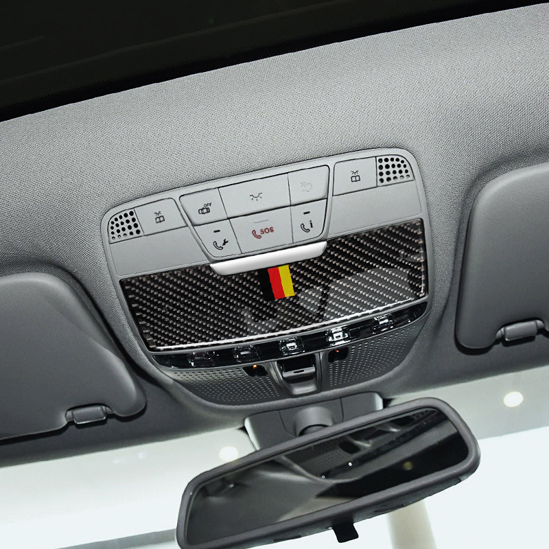 For Mercedes Benz C Class C180 C200 W205 GLC Sticker Carbon Fiber Car