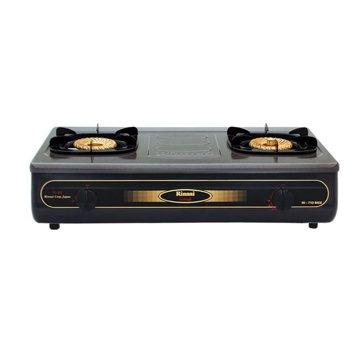 Kompor Gas Rinnai Tornado Burner Api Besar Tinggi 2 Tungku